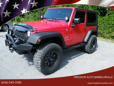2009 Jeep Wrangler for sale at Freedom Auto Barbourville in Bimble KY