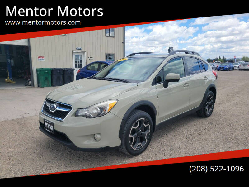 2015 Subaru XV Crosstrek for sale at Mentor Motors in Idaho Falls ID