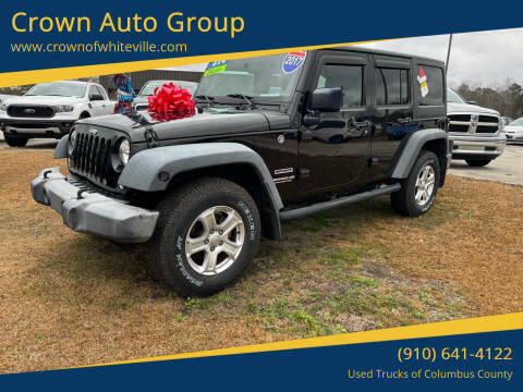 2017 Jeep Wrangler Unlimited for sale at Crown Auto Group in Whiteville NC