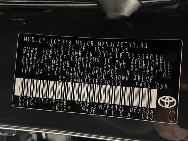 2026 Toyota Corolla SE