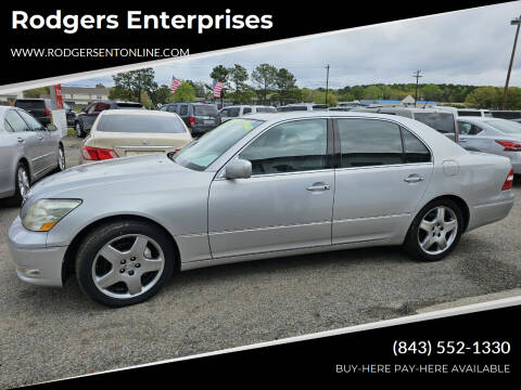 2005 Lexus LS 430 for sale at Rodgers Enterprises in North Charleston SC