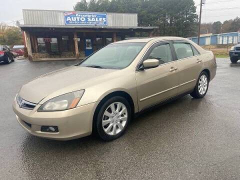 2006 Honda Accord for sale at Greenbrier Auto Sales in Greenbrier AR