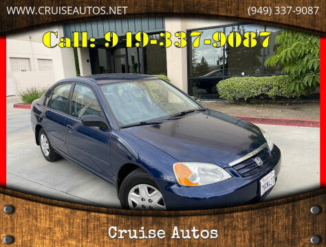 2003 Honda Civic for sale at Cruise Autos in Corona CA