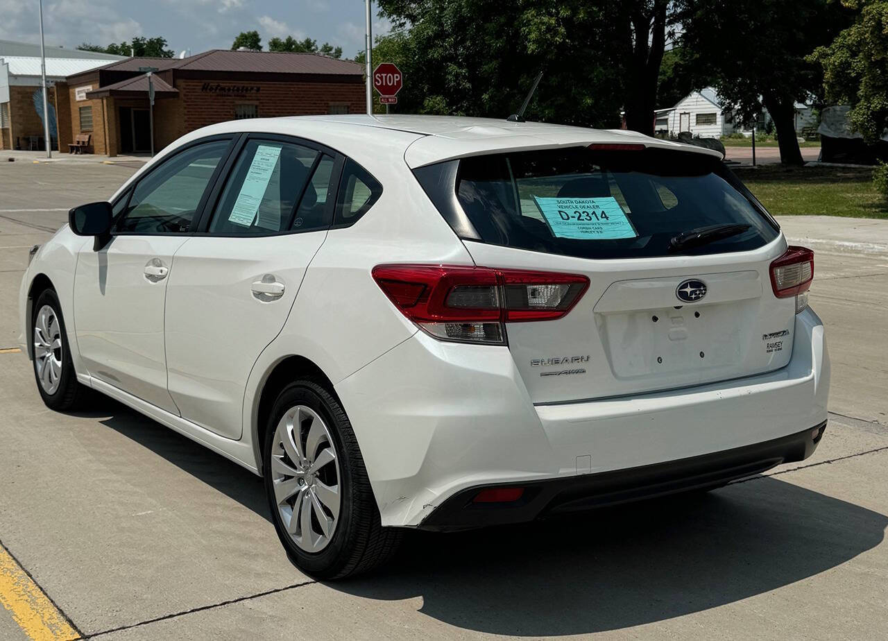 2020 Subaru Impreza for sale at Corbin Cars in Hurley, SD