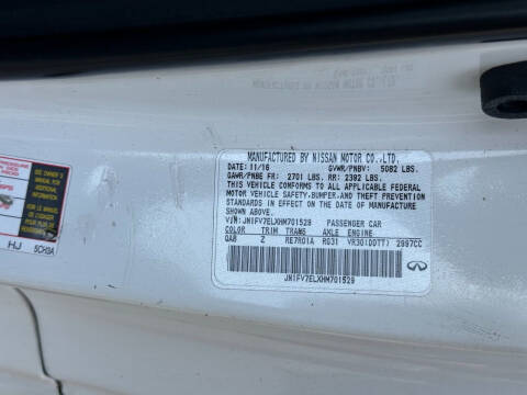 2017 Infiniti Q60 Red Sport 400