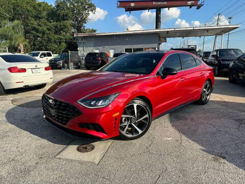 2021 Hyundai Sonata for sale at P J Auto Trading Inc in Orlando FL