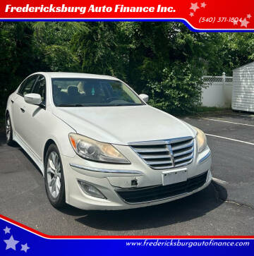 2013 Hyundai Genesis for sale at Fredericksburg Auto Finance Inc. in Fredericksburg VA