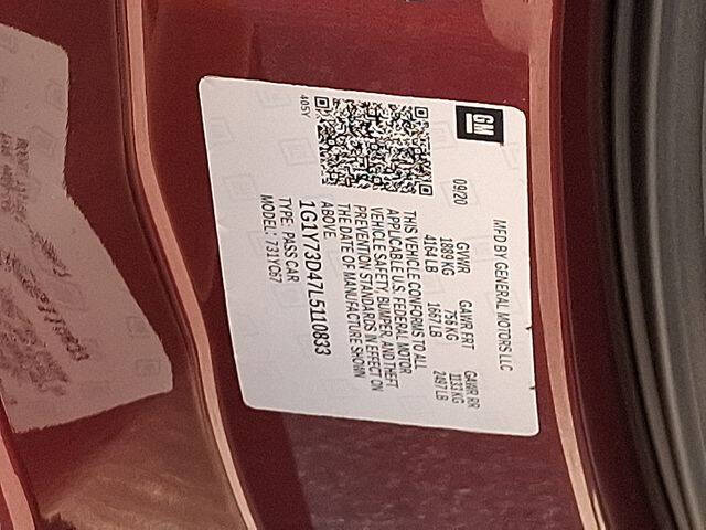 2020 Chevrolet Corvette Stingray