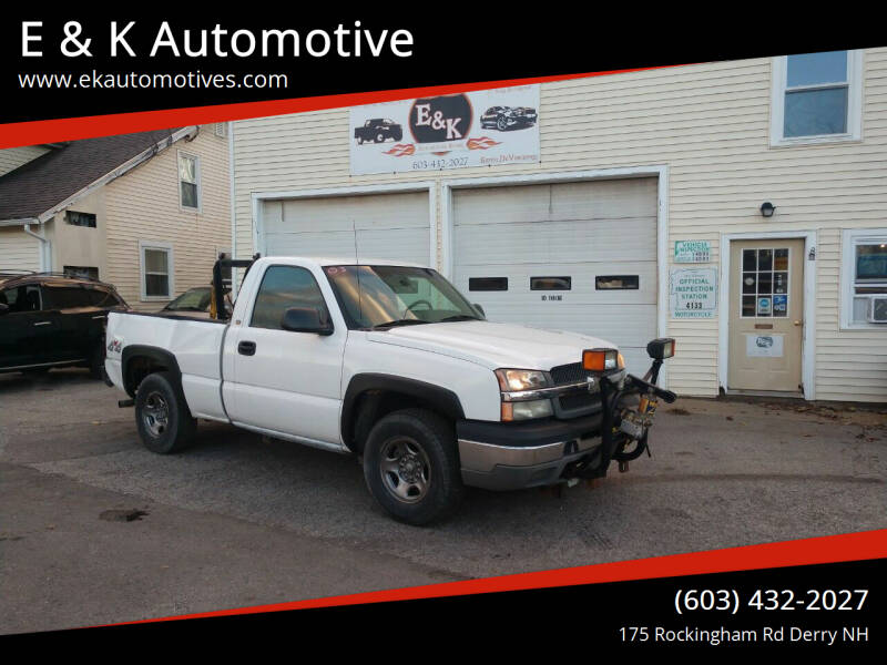 2003 Chevrolet Silverado 1500 for sale at E & K Automotive in Derry NH