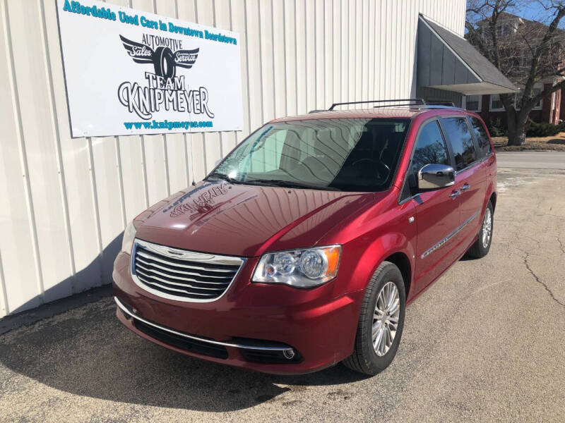 2014 Chrysler Town and Country for sale at Team Knipmeyer in Beardstown IL