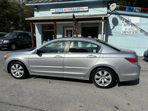 2008 Honda Accord for sale at Elite Auto Sales Inc in Front Royal VA