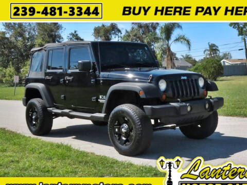 2008 Jeep Wrangler Unlimited for sale at Lantern Motors Inc. in Fort Myers FL