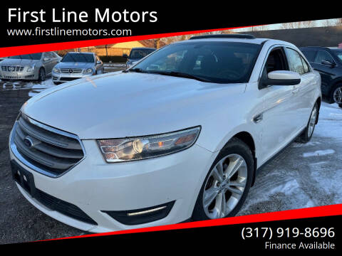 2013 Ford Taurus for sale at First Line Motors in Jamestown IN