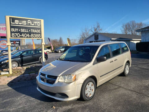 2013 Dodge Grand Caravan for sale at Lewis Auto in Mountain Home AR