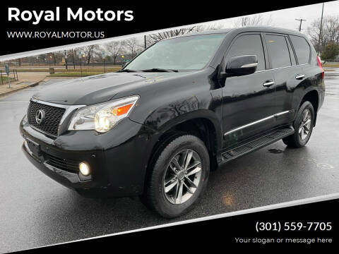 2013 Lexus GX 460 for sale at Royal Motors in Hyattsville MD