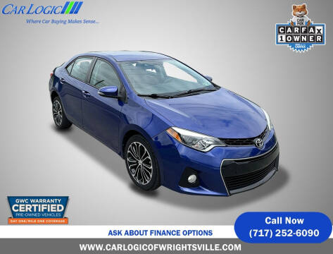 2015 Toyota Corolla for sale at Car Logic of Wrightsville in Wrightsville PA