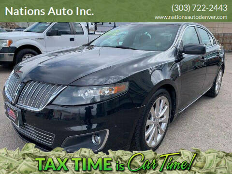 2011 Lincoln MKS for sale at Nations Auto Inc. in Denver CO