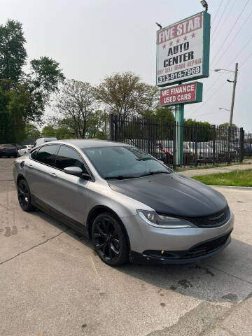 2015 Chrysler 200 for sale at Five Star Auto Center in Detroit MI