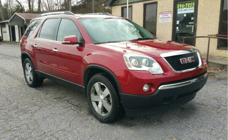 2012 GMC Acadia for sale at The Auto Resource LLC. in Granite Falls NC