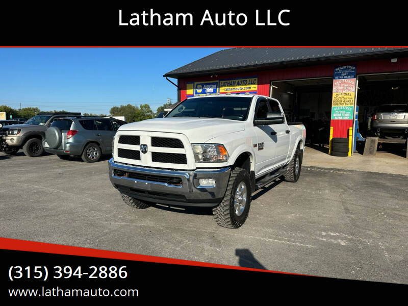 2014 RAM 2500 for sale at Latham Auto LLC in Ogdensburg NY
