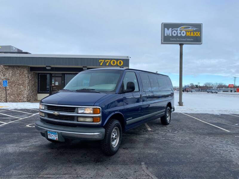 2000 Chevrolet Express Passenger for sale at MotoMaxx in Spring Lake Park MN