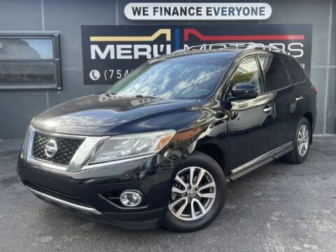 2014 Nissan Pathfinder for sale at Meru Motors in Hollywood FL