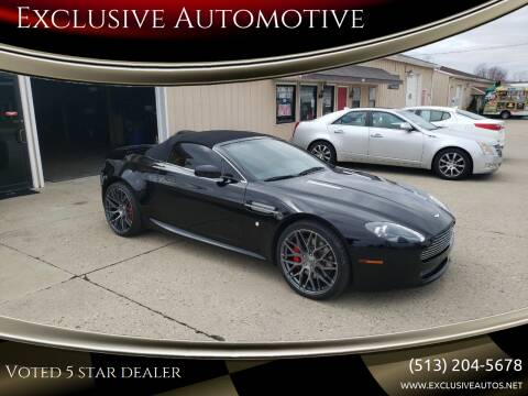 2009 Aston Martin V8 Vantage for sale at Exclusive Automotive in West Chester OH