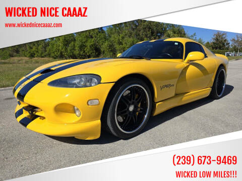 2002 Dodge Viper for sale at WICKED NICE CAAAZ in Cape Coral FL