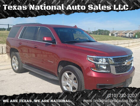2016 Chevrolet Tahoe for sale at Texas National Auto Sales LLC in San Antonio TX