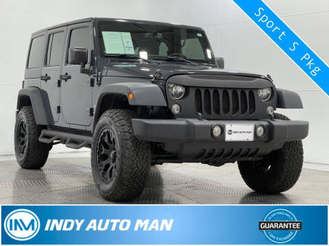 2018 Jeep Wrangler JK Unlimited for sale at INDY AUTO MAN in Indianapolis IN