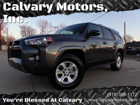 2015 Toyota 4Runner for sale at Calvary Motors, Inc. in Bixby OK