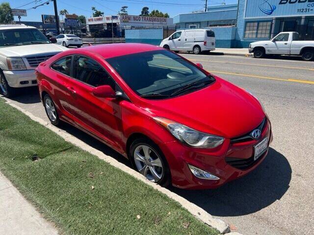 2013 Hyundai Elantra Coupe for sale at Good Vibes Auto Sales in North Hollywood CA