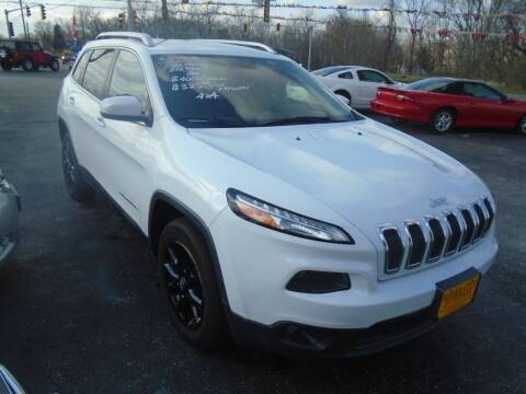 2015 Jeep Cherokee for sale at River City Auto Sales in Cottage Hills IL