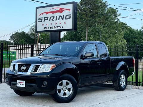2012 Nissan Frontier for sale at Spring Motors in Spring TX