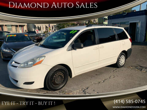 2007 Toyota Sienna for sale at Diamond Auto Sales in Milwaukee WI