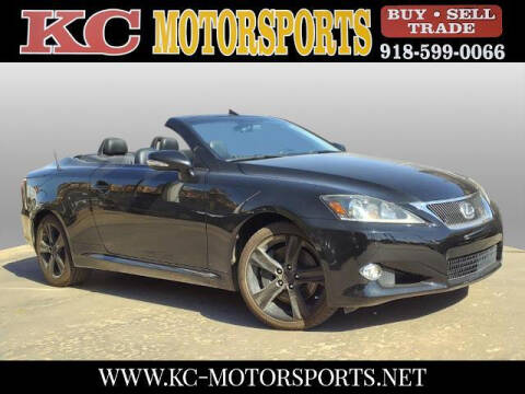 2012 Lexus IS 350C for sale at KC MOTORSPORTS in Tulsa OK