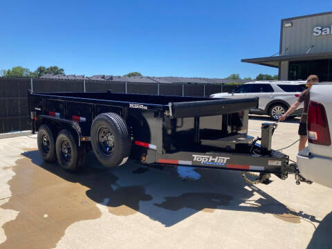 2024 Top Hat 83” x 14’ DPX 140 Dump Trailer for sale at TX PREMIER TRAILERS LLC - Inventory For Sale in Flint TX