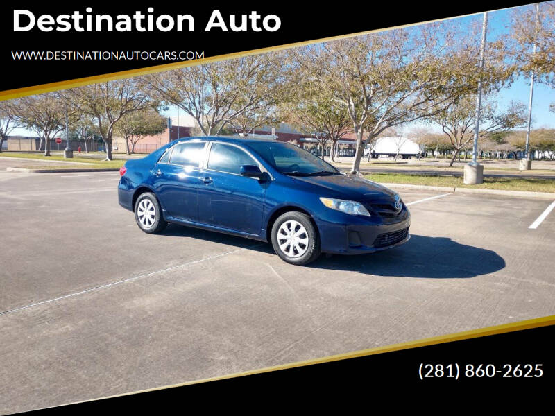 2011 Toyota Corolla for sale at Destination Auto in Stafford TX