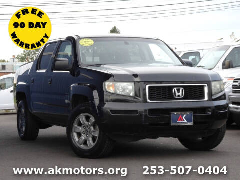 2007 Honda Ridgeline for sale at AK Motors in Tacoma WA