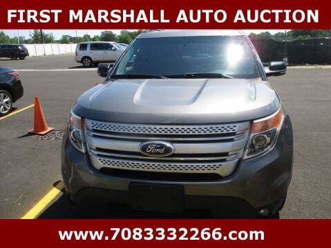 2013 Ford Explorer for sale at First Marshall Auto Auction in Harvey IL