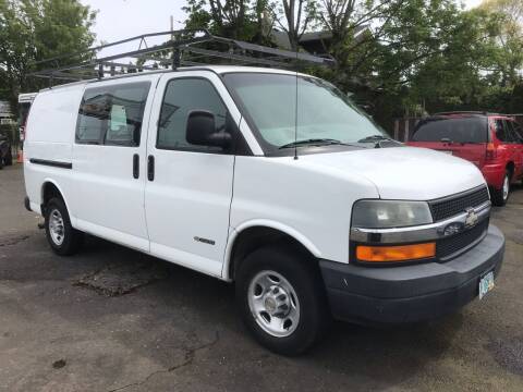 2004 Chevrolet Express for sale at Chuck Wise Motors in Portland OR