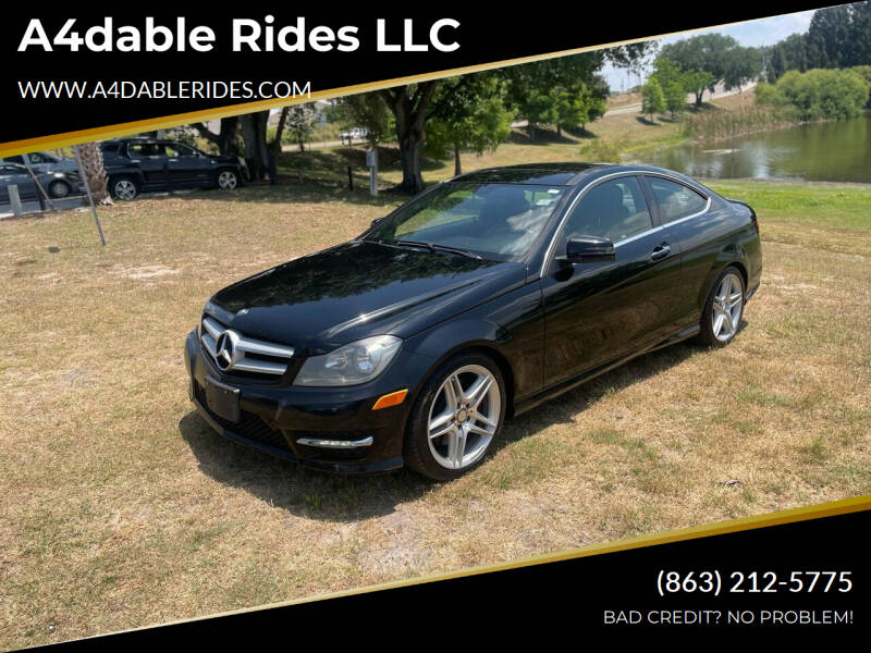 2013 Mercedes-Benz C-Class for sale at A4dable Rides LLC in Haines City FL