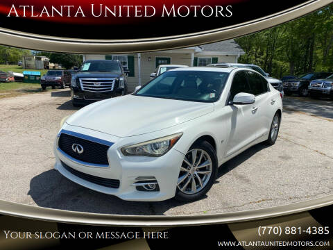 2014 Infiniti Q50 for sale at Atlanta United Motors in Jefferson GA