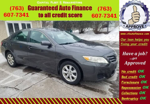2011 Toyota Camry for sale at Capital Fleet  & Remarketing  Auto Finance in Columbia Heights MN