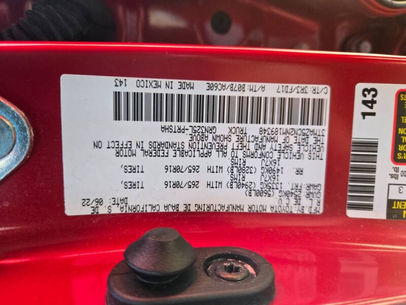 2022 Toyota Tacoma TRD Sport