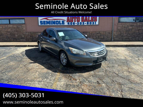2011 Honda Accord for sale at Seminole Auto Sales in Seminole OK