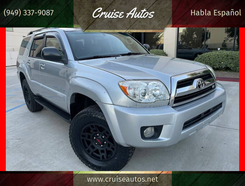 2006 Toyota 4Runner for sale at Cruise Autos in Corona CA