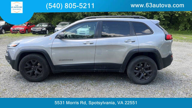 2015 Jeep Cherokee for sale at 63 Auto Inc in Spotsylvania, VA