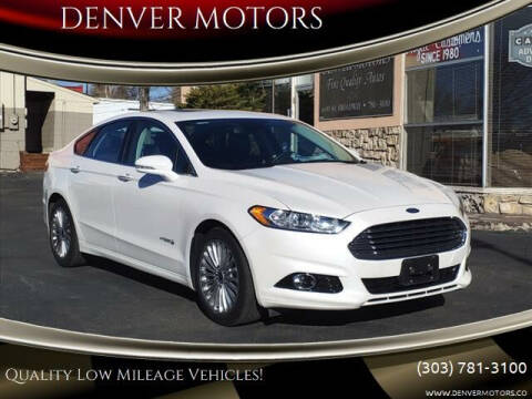 2014 Ford Fusion Hybrid for sale at DENVER MOTORS in Englewood CO