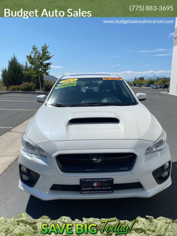 2015 Subaru WRX for sale at Budget Auto Sales in Carson City NV